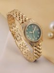 Women's The Ribbed H-Link Round Watch SS25_HSWC1312